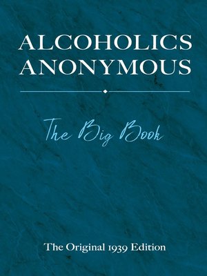 cover image of Alcoholics Anonymous